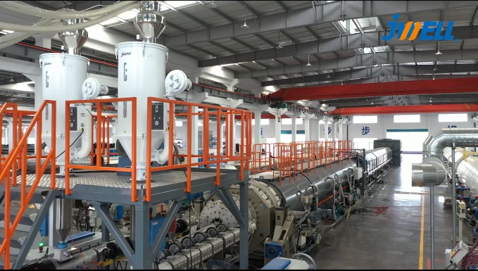 JWELL 1200 PE pipe extrusion line